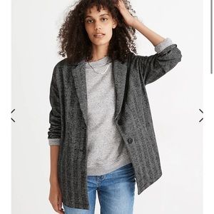 Madewell cotton sweater blazer
